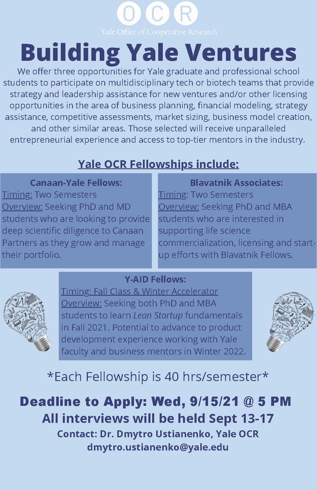 yale phd programs deadline